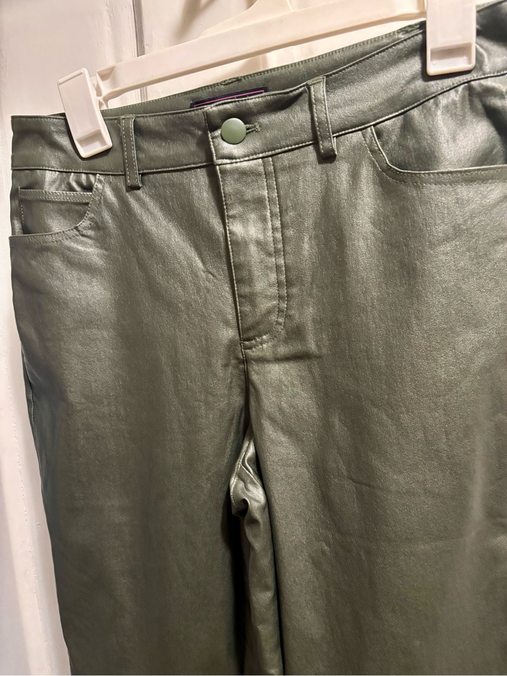 Christian Siriano Olive Green C Wonder Stretch Pants